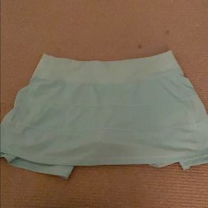 blue lululemon tennis skirt size 4 regular